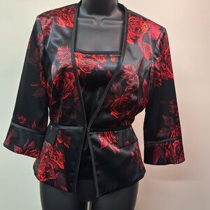 Vintage un Two piece, camo soul and jacket size petite medium
Evening wear
